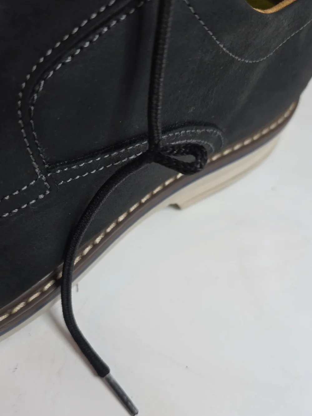FLORSHEIM NORWALK PLAIN TOE BLACK NUBUCK CASUAL OXFORDS MENS 11.5W VGUC SLEEK